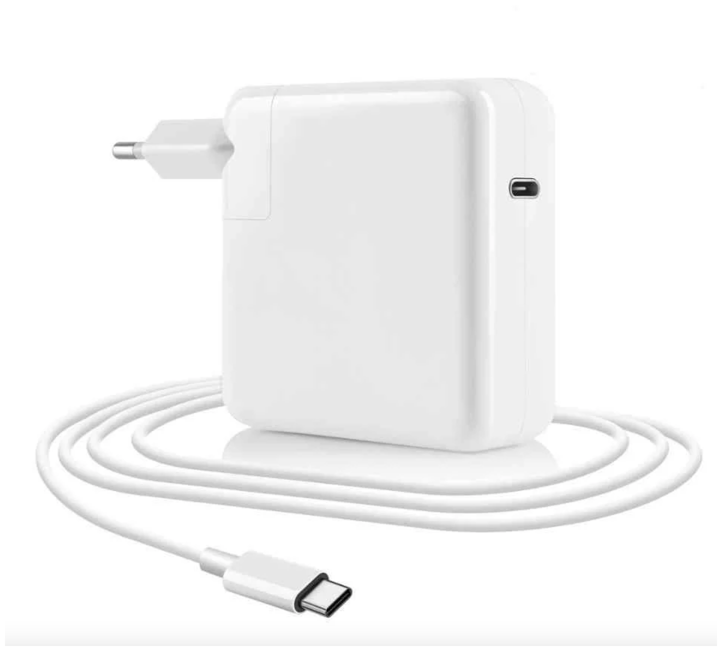 Блок питания быстрая зарядка для ноутбуков USB-C + кабель 18 м 90 Вт 4.45А PD 3.0 KS-is