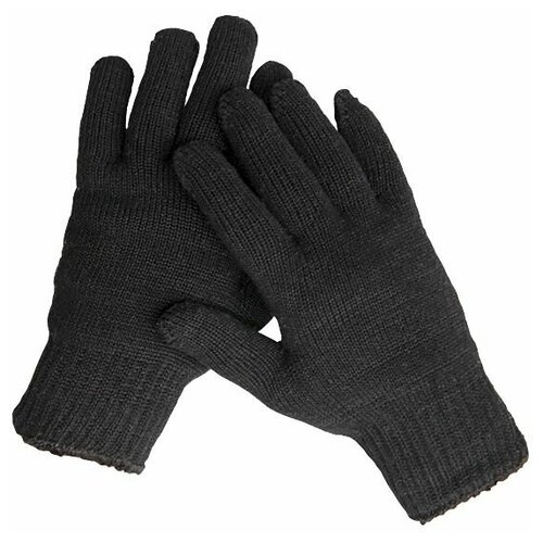Перчатки Вкпо (Вкбо) двойной вязки черные (размер: l, размер производителя: 22)