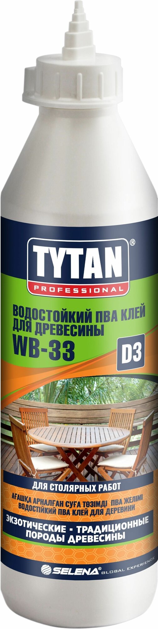 Клей ПВА TYTAN D3 750 мл