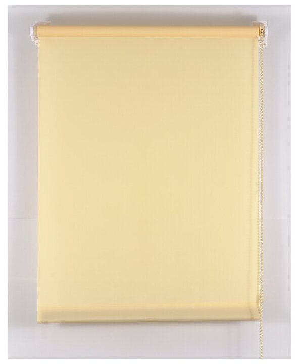 Рулонная штора Комфортиссимо, размер 80х160 см, цвет жёлтый Магеллан 4230008 . - фотография № 1
