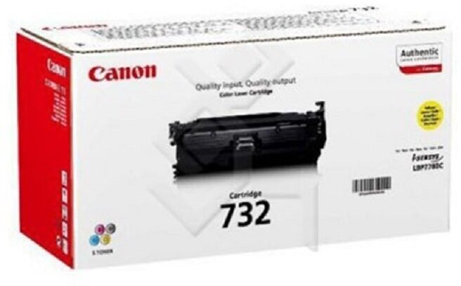Картридж Canon 732Y для LBP7780Cx жёлтый 6400стр - фото №7