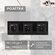 Розетка 3 со стеклянной панелью, черная, USB, Type-C, 16А, 110-25...