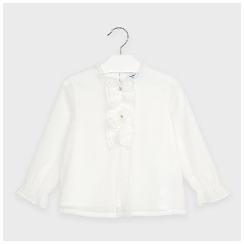 Блузка MAYORAL 4150/59 для девочки, цвет белый, размер 110