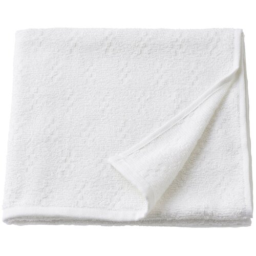 Банное полотенце икеа нэрсен, 55х120 см, белый