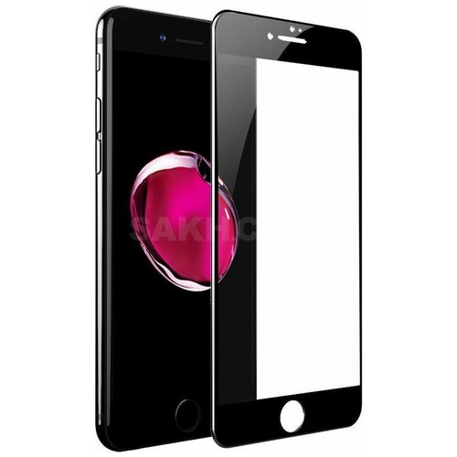 фото Защитное стекло для iphone 6 plus/ 6s plus (черное) чехлы и стекла