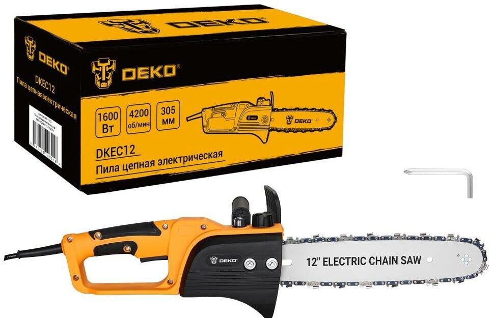 Пила цепная электрическая DEKO DKEC14, 1800Вт 065-1214