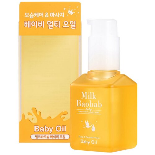 Купить MILK BAOBAB Baby Детское масло для лица и тела MilkBaobab Baby Oil 100мл