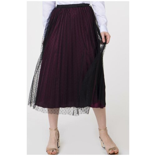 фото Юбка marimay, размер 46, бордовый