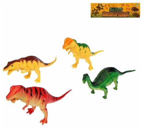 Набор динозавров «Мир чудес», 4 фигурки