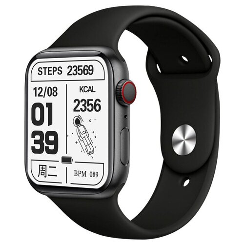 фото Умные часы m16mini kuplace/ smart watch m16mini / m16 mini (m26plus lite), 38мм с активной боковой кнопкой + колесико, черный