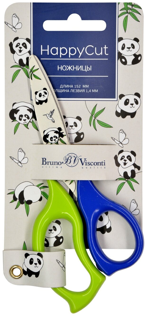 Ножницы детские Happy cut, 137 мм, в ассортименте Bruno Visconti - фото №5
