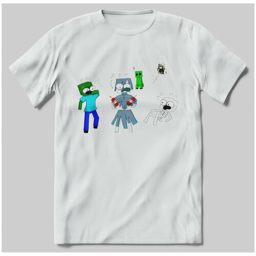 фото Футболка с принтом minecraft - 199 brut-shop