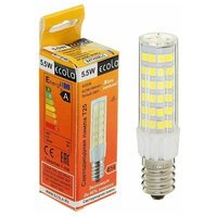 Лампочка ECOLA B4TV55ELC T25 LED MICRO E14, 5,5 Вт, для холодильников и швейных машин, белый