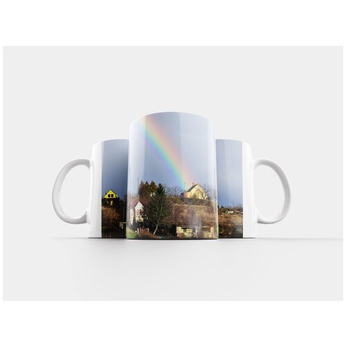 фото Кружка "зима, радуга, природа" 320 мл lotsprints