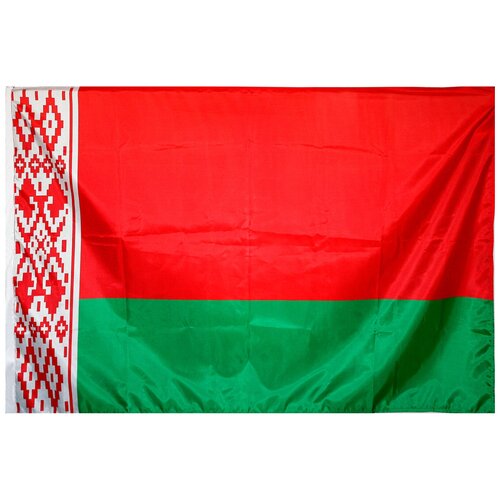 Флаг Белоруссии Республики Беларусь 145Х90см нашфлаг Большой Двухсторонний Уличный