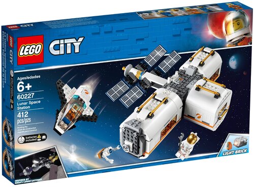 Конструктор LEGO City 60227 Лунная космическая станция, 412 дет.