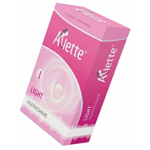Ультратонкие презервативы Arlette Light - 6 шт.