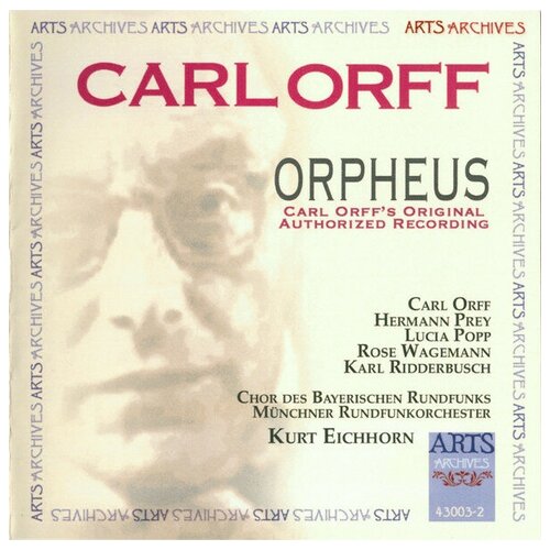 Orff, Carl [1895-1982]: 'Orpheus'. (Carl Orff, speaker w.Hermann Prey, Lucia Popp, Rose Wagemann and.