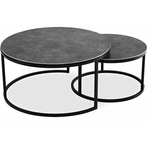 Набор столиков Pranzo Amato, серая керамика