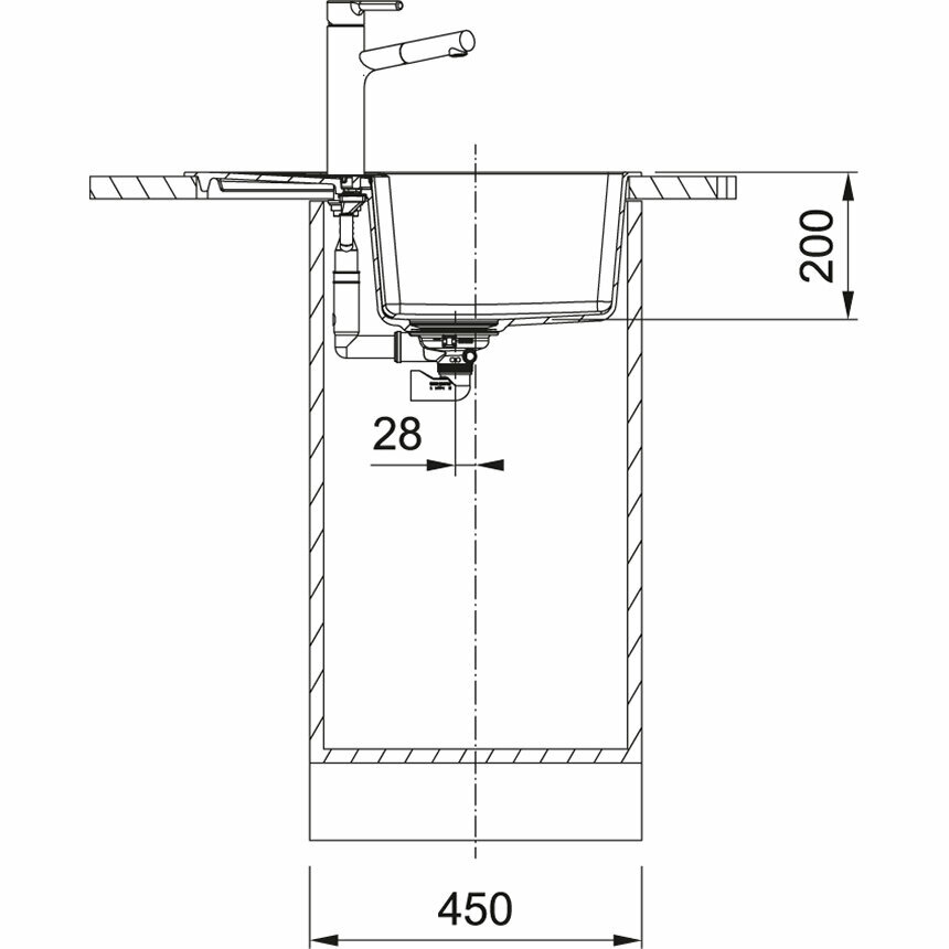 Кухонная мойка FRANKE Centro CNG 611/211-62 бежевый (114.0639.679) - фотография № 5