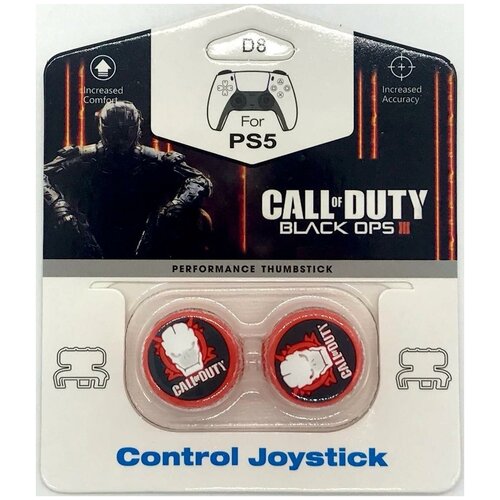 Накладки на стики для геймпада DualSense FPS Call of Duty Black OPSD8 2 шт PS5 149000₽