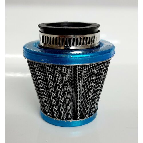 Фильтр воздушный (нулевого сопротивления) синий D 38мм