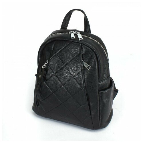 фото Рюкзак жен натуральная кожа opi-8035-1, 1отд, 4внутр+5внеш/карм, черный 238863 аделия