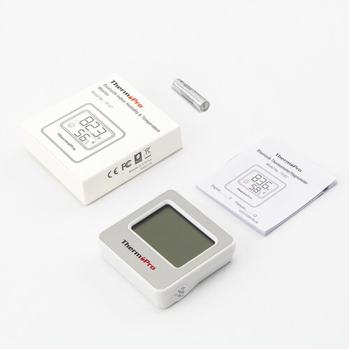 Термометр-гигрометр ThermoPro TP357 Bluetooth цифровой для помещений термометр thermopro tp50 серый