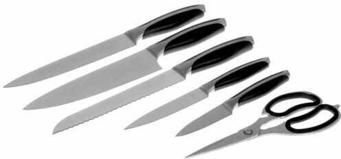 Набор Taller Stratford, 5 ножей, ножницы и подставка - фотография № 15