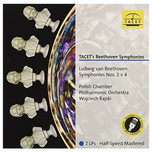 Классика TACET POLISH CHAMBER PHILHARMONIC ORCHESTRA - Beethoven - Symphonies Nos. 3 + 4 (LP)
