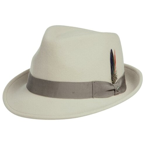 Шляпа STETSON, размер 61, бежевый шляпа канотье stetson солома размер 61 бежевый
