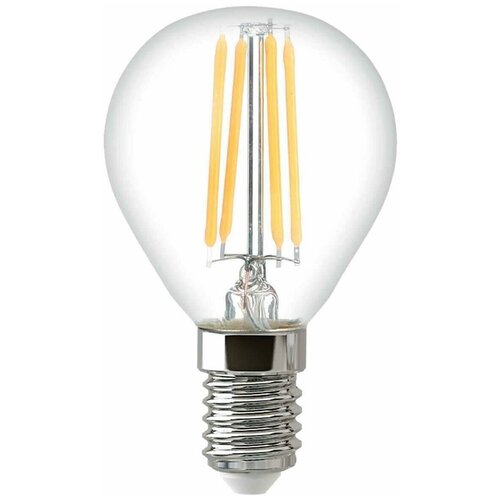 Лампа светодиодная филаментная Thomson E14 5W 4500K шар прозрачная TH-B2082