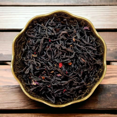Черный чай Винтаж Королевский гранат листовой 100 грамм
