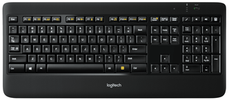 Клавиатура Logitech K800 Illuminated черный