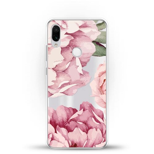 фото Силиконовый чехол пионы на xiaomi redmi note 7 andy & paul