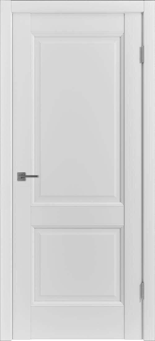 Межкомнатная дверь VFD Emalex 2 ДГ, Ice 2000*900. Комплект (полотно, коробка, наличник)