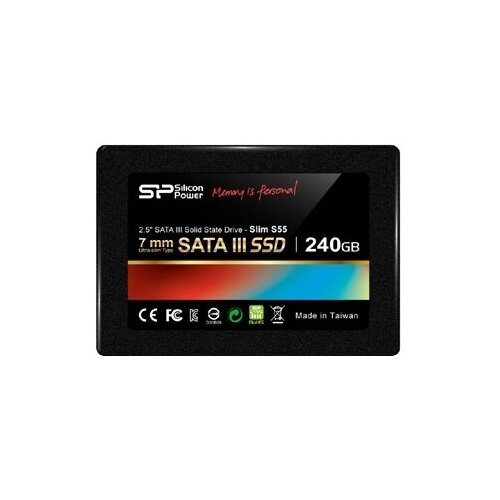Жесткий диск Silicon Power SP240GBSS3S55S25 ssd жесткий диск usb3 1 120gb ext b80 sp120gbpsdb80scs silicon power