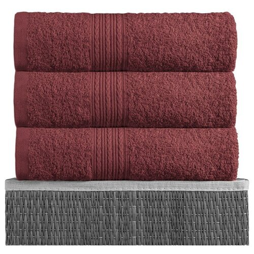 фото Bayramaly полотенце volna цвет: шоколадный br19117 (40х70 см)