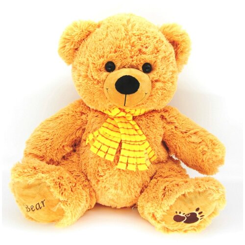 Мягкая игрушка Медведь в шарфике 70 см. мягкая игрушка медведь в шарфике 80 см