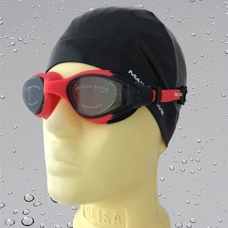 Очки для плавания Wet Water BLISS UV-Filter, антифоговые, красные — фото 1