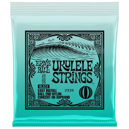 ERNIE BALL 2326 Ball end Nylon 28-40 Струны для укулеле струны для укулеле ernie ball 2329 прозрачные