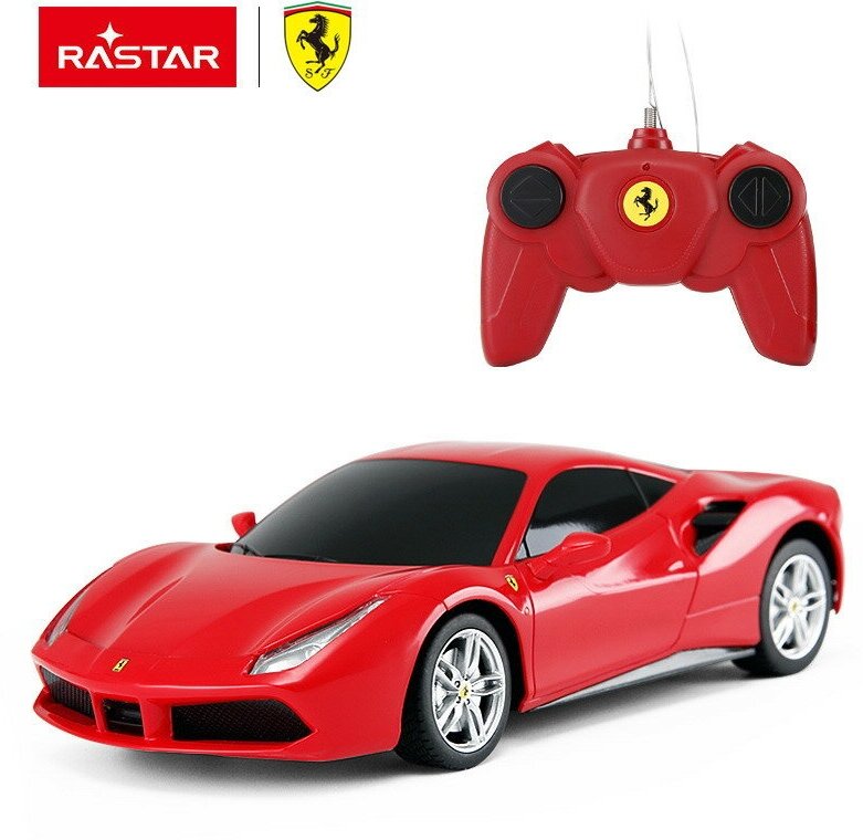 Машина р/у 1:24 Ferrari 488 GTB Цвет Красный