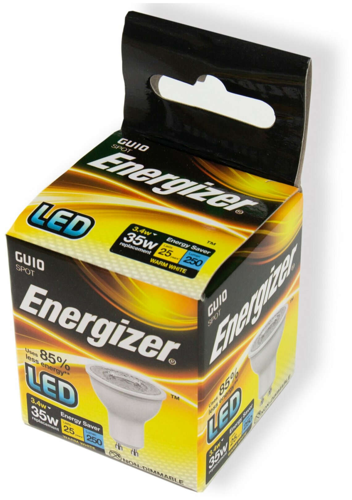 Светодиодная лампа Energizer GU 10 SPOT теплый белый свет 35W