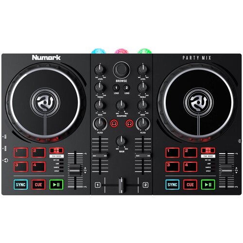 DJ контроллер NUMARK PARTYMIX II dj контроллер numark party mix ii dj controller with lights