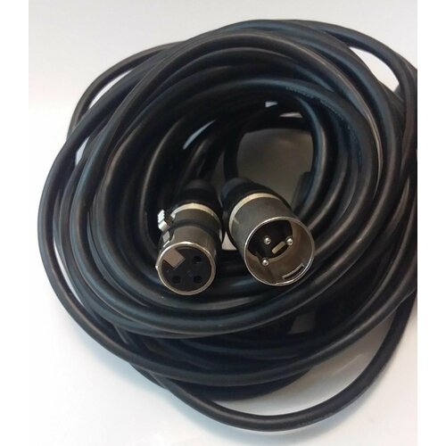 Кабель микрофонный 3-pin XLR (Canon) гнездо - 3-pin XLR (Canon) штекер длинна 10 метров