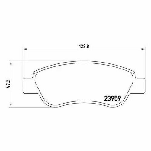 Колодки тормозные дисковые Peugeot-Citroen 1613819980