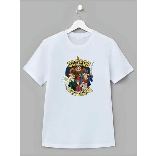 фото Футболка каждому своё, размер 128, белый