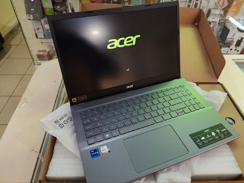 Уценка Ноутбук Acer Aspire 5 A515-57 I7165SUW1 (NX. K3KER.004), Intel Core i7-1255U (3.5 ГГц), RAM 16 ГБ, SSD, Intel UHD Graphics, Windows Home, ((NX. K3KER.004))