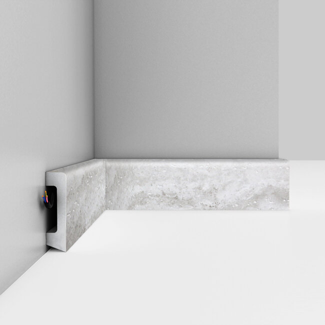 фото Плинтус напольный Decomaster D234-1634, 1шт (длина 2,4м)