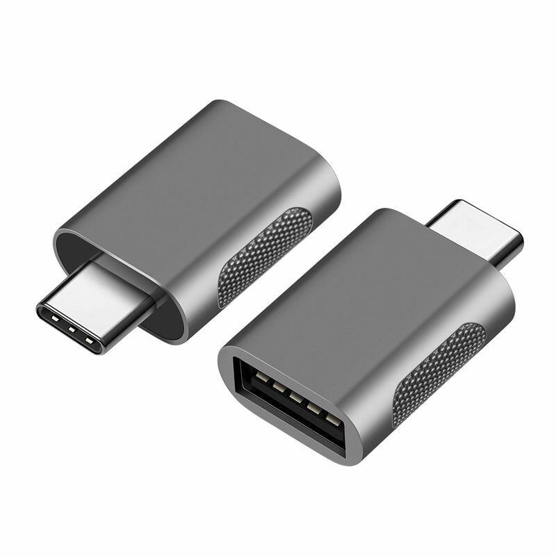 Переходник type c на usb 3.0 OTG адаптер для флешки , смартфона , макбука серый цвет